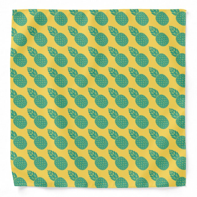 Pineapple Pattern Bandana (Front)