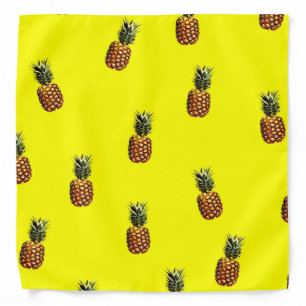 pineapple pattern bandana