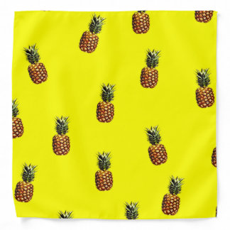 pineapple pattern bandana