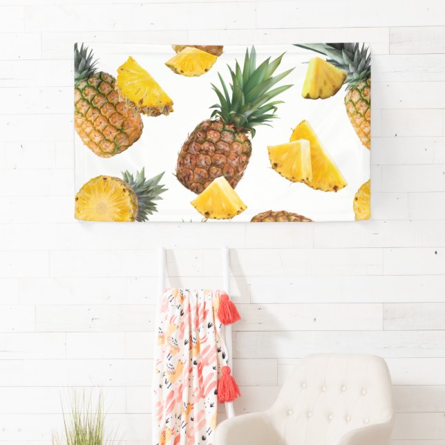 Pineapple Pattern Banner (Insitu)