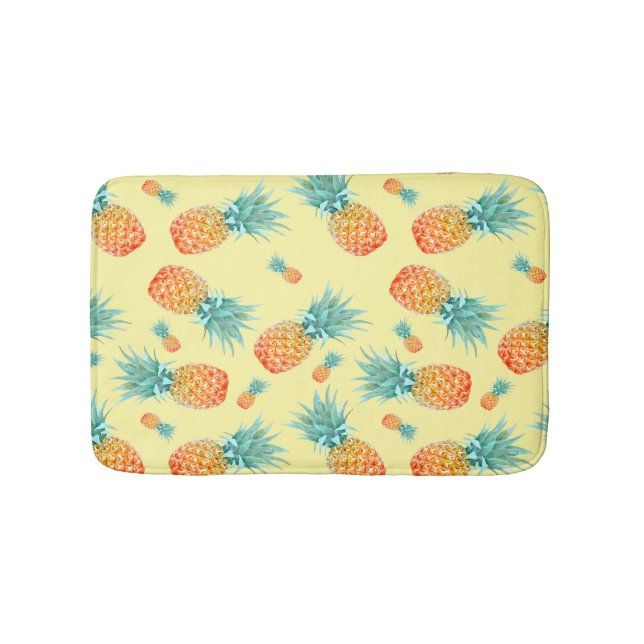 Pineapple Pattern Bath Mat (Front)