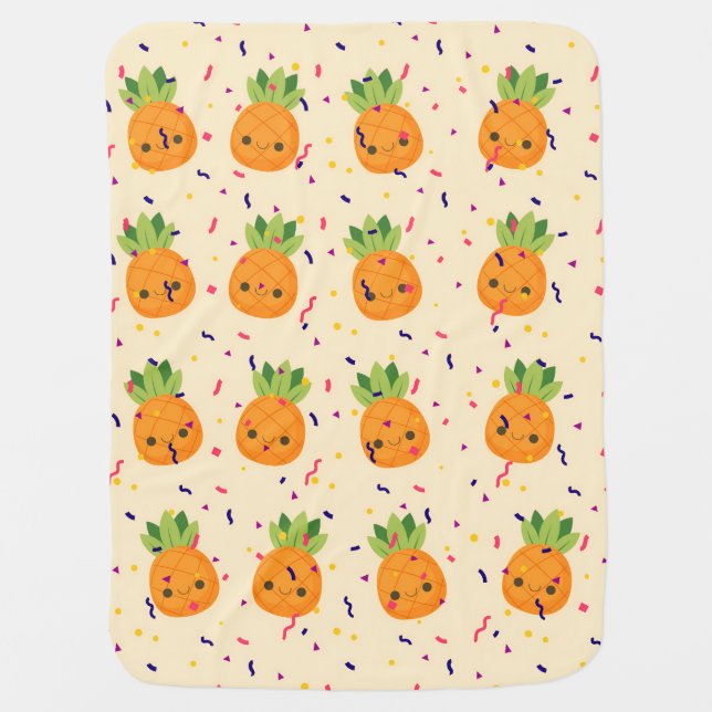 Pineapple pattern blanket (Front)