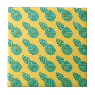 Pineapple Pattern Ceramic Tile