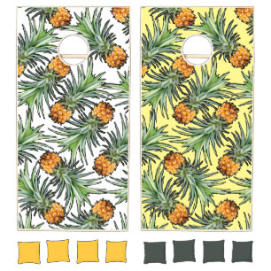 Pineapple Pattern Cornhole Set