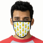 Pineapple Pattern Face Mask (Worn Him)