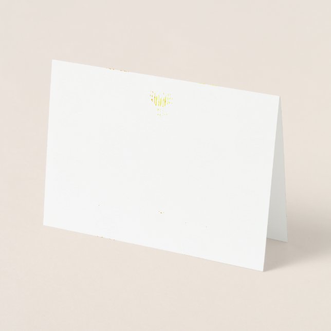 Pineapple Pattern Foil Card (Front)