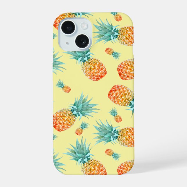 Pineapple Pattern Iphone Case (Back)