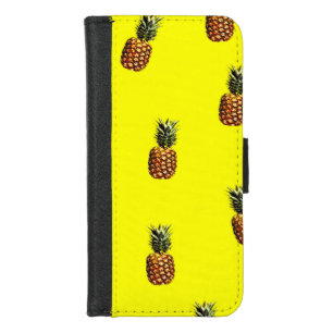 Pineapple Pattern iPhone 8/7 Wallet Case