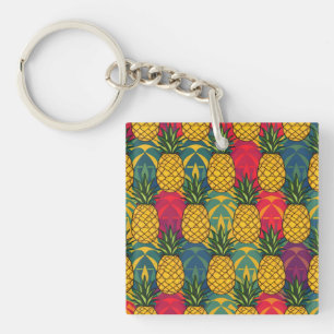 Pineapple Pattern Keychain