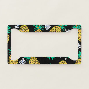 Pineapple Pattern License Plate Frame