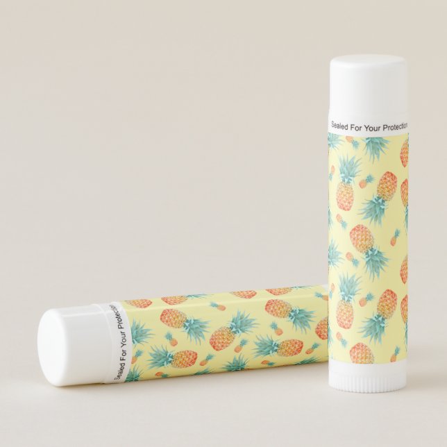 Pineapple Pattern Lip Balm (Front)
