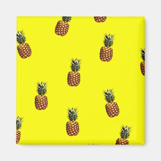 pineapple pattern magnet (Front)