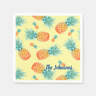 Pineapple Pattern Napkins