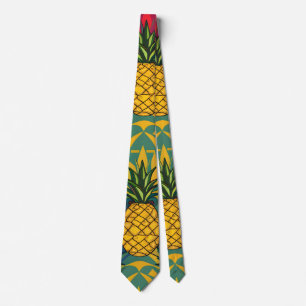 Pineapple Pattern Neck Tie