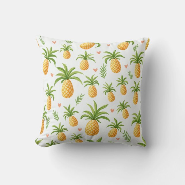 Pineapple pattern pillow (Front)