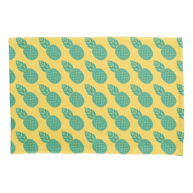 Pineapple Pattern Pillow Case (Front-Left)