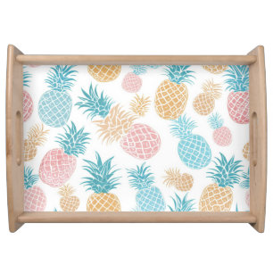 Pineapple Pattern Serving Tray
