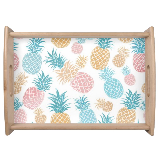 Pineapple Pattern Serving Tray (Front)
