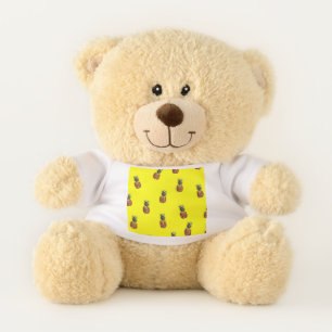 Pineapple Pattern Teddy Bear