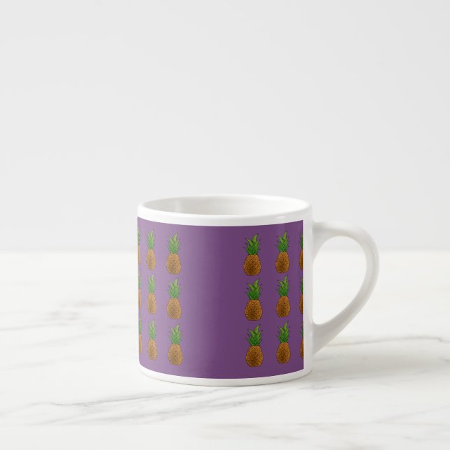 pineapple pattern  Thunder_Cove Espresso Cup (Right)