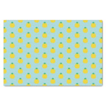 Pineapple Pattern Tissue Paper by imaginarystory at Zazzle