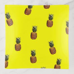 Pineapple Pattern Trinket Tray