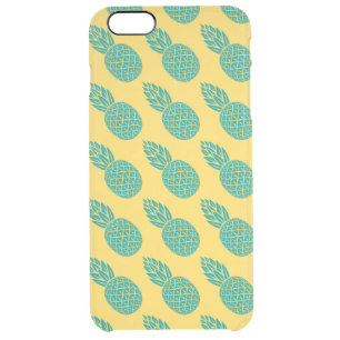 Pineapple Pattern Clear iPhone 6 Plus Case