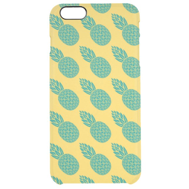 Pineapple Pattern Uncommon iPhone Case (Back)