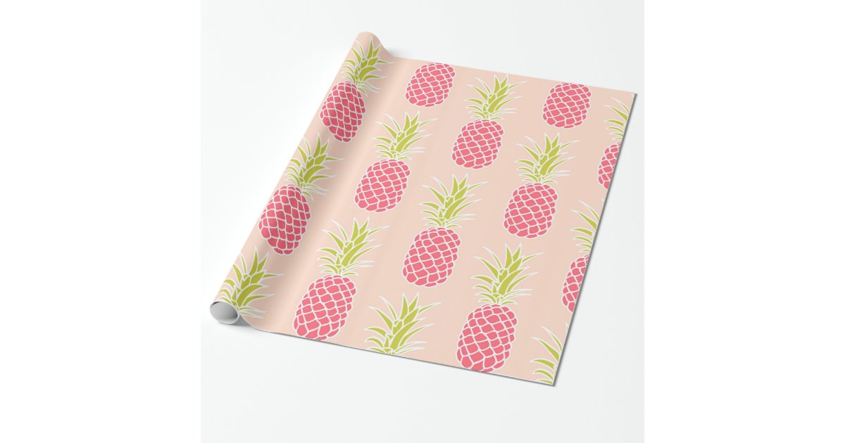 Pineapple Pattern Wrapping Paper