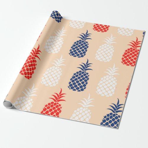 Pineapple Pattern Wrapping Paper