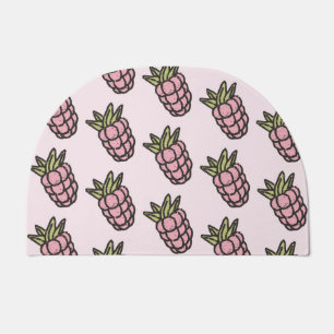 Pineapple Pattern Y2K Retro Funky Doormat