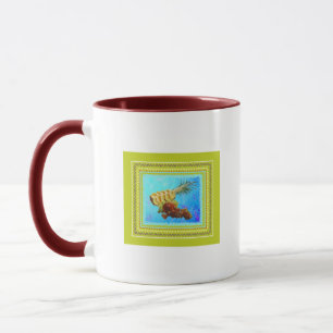 Pineapple, Pear, Apple & Grapes Mug