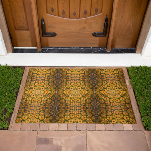 Pineapple Peel Texture Pattern Photo  Doormat