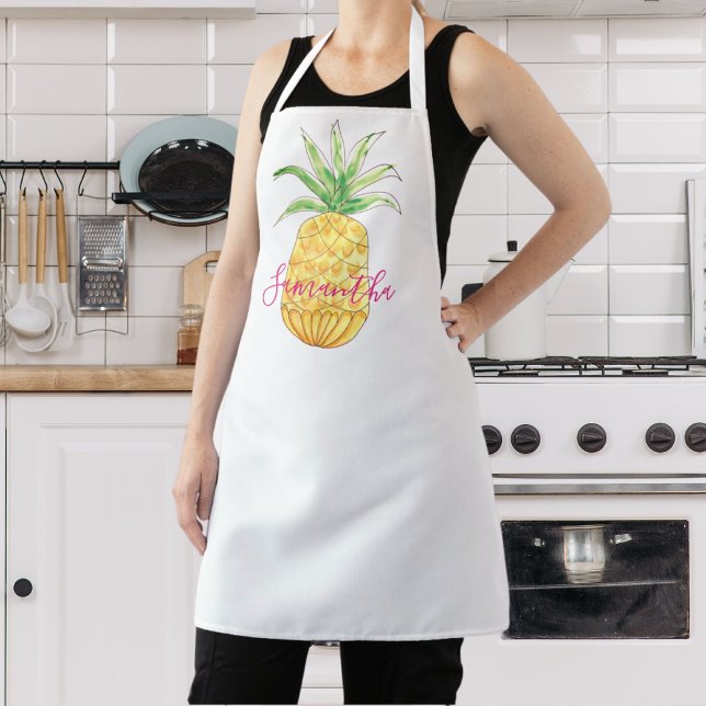 Pineapple Personalized Apron (Creator Uploaded)
