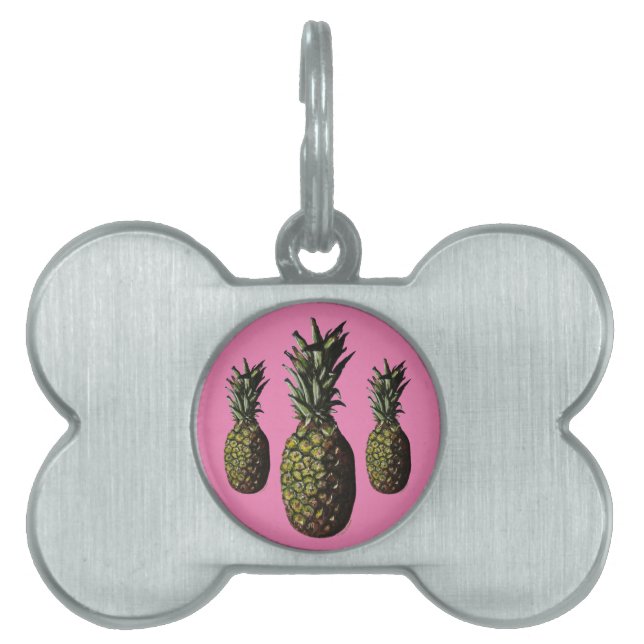 Pineapple Pet Tags (Front)