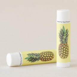 Pineapple photo custom lip balm stick