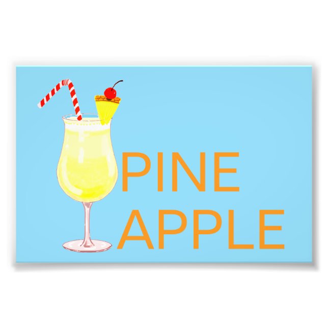 Pineapple Photo Print (Front)