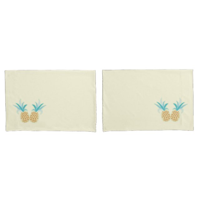 Pineapple Pillow Case (Front-Set)