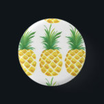 Pineapple Pinback Button<br><div class="desc">Be a pineapple: stand tall, wear a crown and be sweet on the inside.</div>