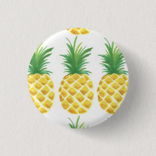 Pineapple Pinback Button
