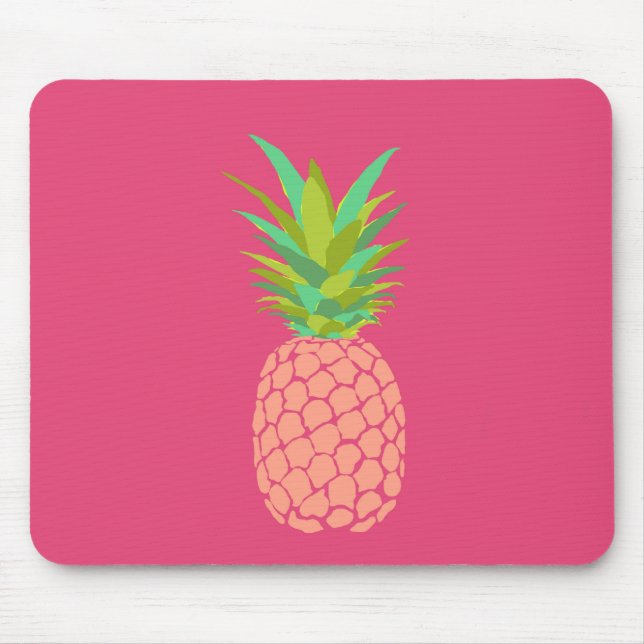 Pineapple +Pink Mouse Pad (Front)