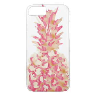 Pineapple - Pink Watercolor iPhone 8/7 Case