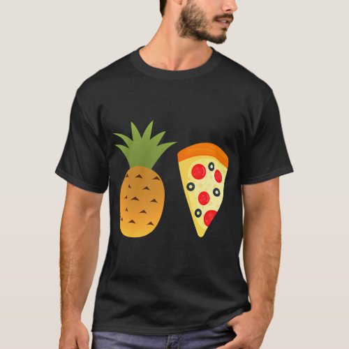 Pineapple Pizza Funny Pizza Day Pajama Slice T_Shirt