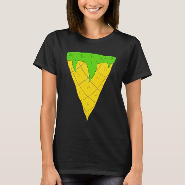 Pineapple Pizza  Hipster Fun Kids Boy Girl Teen T-Shirt (Front)