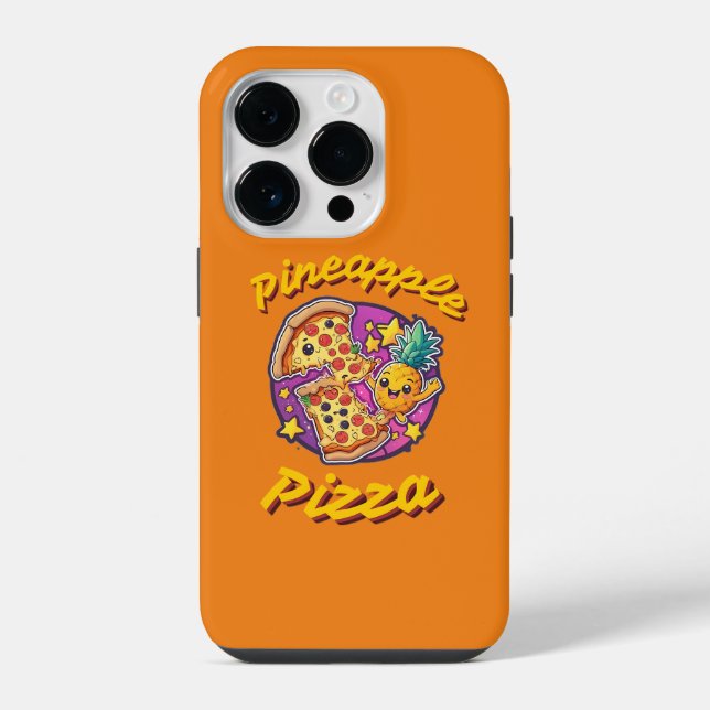 Pineapple Pizza Iphone Case (Back)