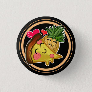 Pineapple Pizza Love Button