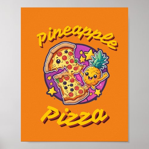 Pineapple Pizza Poster