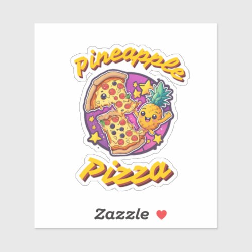 Pineapple Pizza Sticker