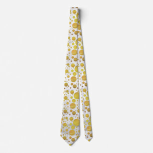 Pineapple Polka Dot Pattern Neck Tie