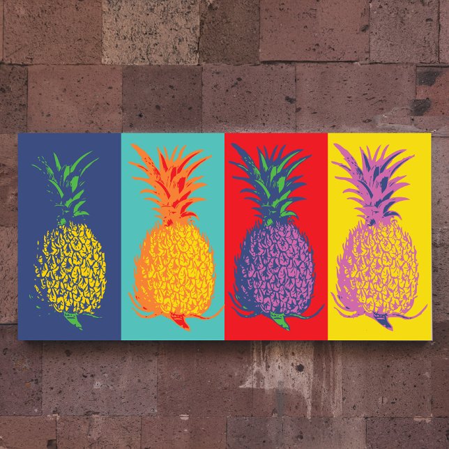 Pineapple Pop Art Poster (Creator Uploaded)